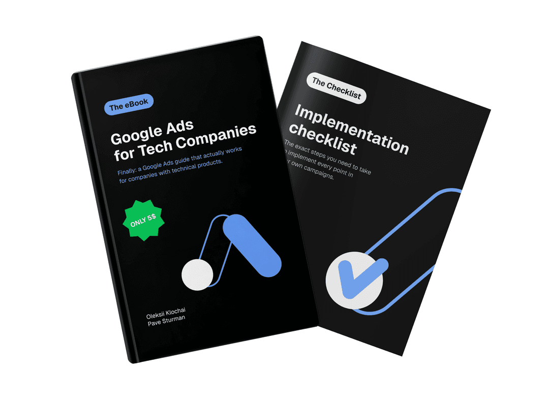 Google Ads for Tech Companies — The Book cover